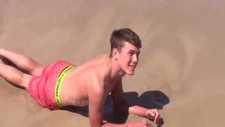 Straight Aussie At The Gloyhole