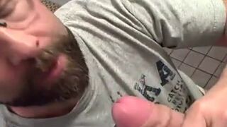 daddy makes him cums three times