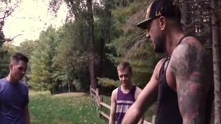 Dolf And Ian Shower enjoyment