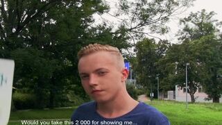 Outdoor POV bang with a pecker-crazed teen sweetie