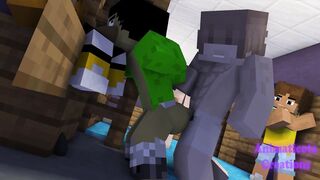 Our Secret College Club / Minecraft Gay Porn