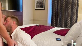 Hotel turns Top into a slut bottom