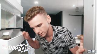 TWINKPOP - Jack Waters Starts Sucking Marine Malik Delgaty As He Salutes And Stays Still