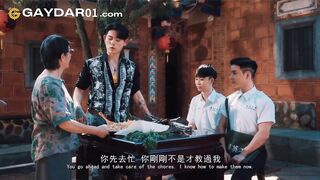 Horny Taiwanese Bros Have Hot 3some with Japanese Exchange Student