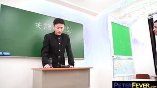 PETERFEVER Hiroya Fulfills Horny Ass Desire On Fantastic Threesome Fuck