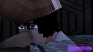 Wild Sex In The Office With My Boss - Minecraft Gay Sex Mod Animation
