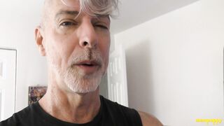 ManPuppy: Richard Lennox Jerks His Cock While Being Toy Fucked On Cam