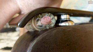Guy Moaning and Fucking Fleshlight until Shaking Orgasm with Huge Cumshot - fap2it